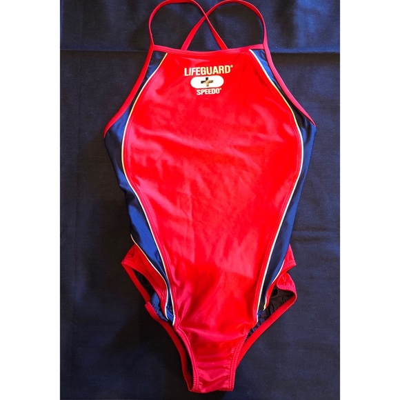 blue lifeguard suit